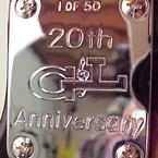 Tim Page's 2000 20th Anniversary ASAT 1 of 50 - neckplate closeup