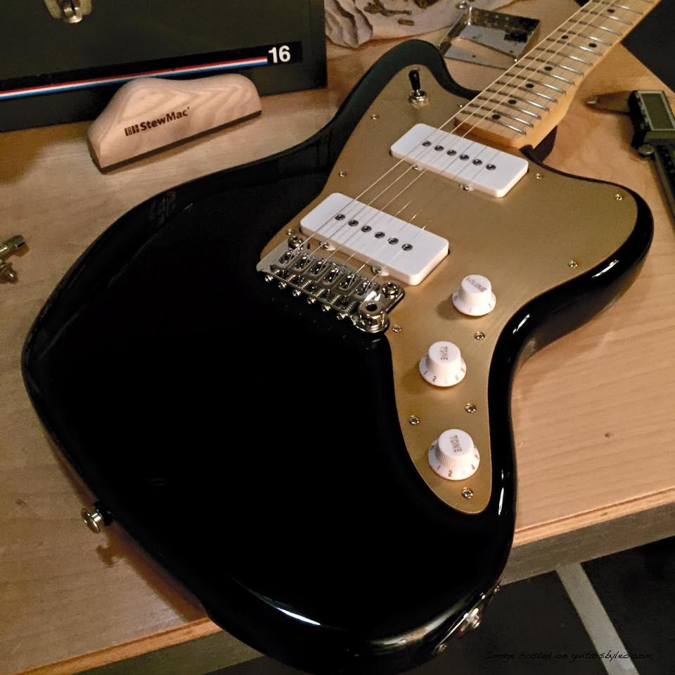 Special Build Doheny with gold anodized pickguard