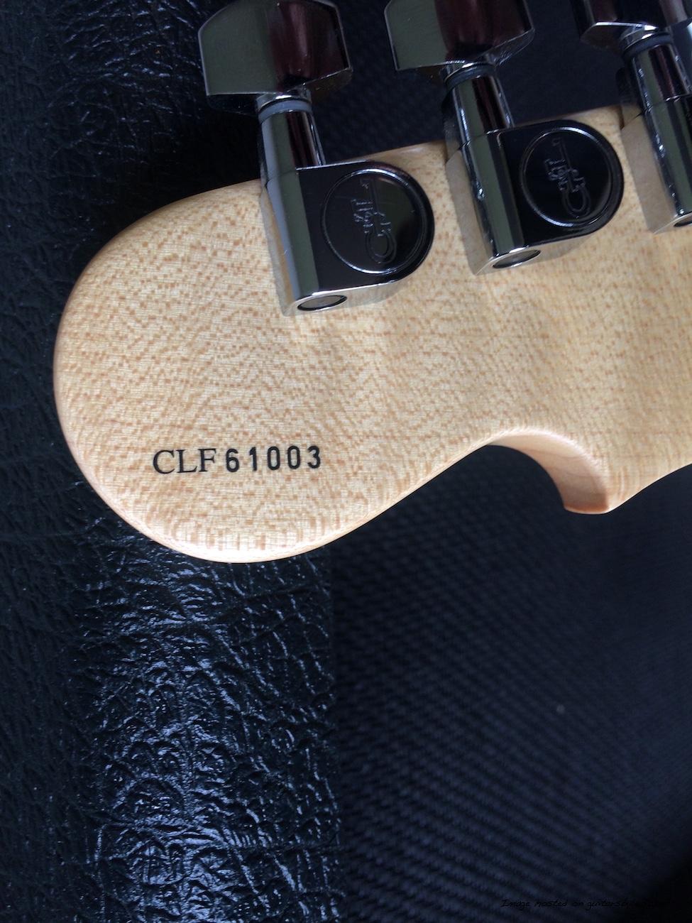 CLF61003 back of headstock