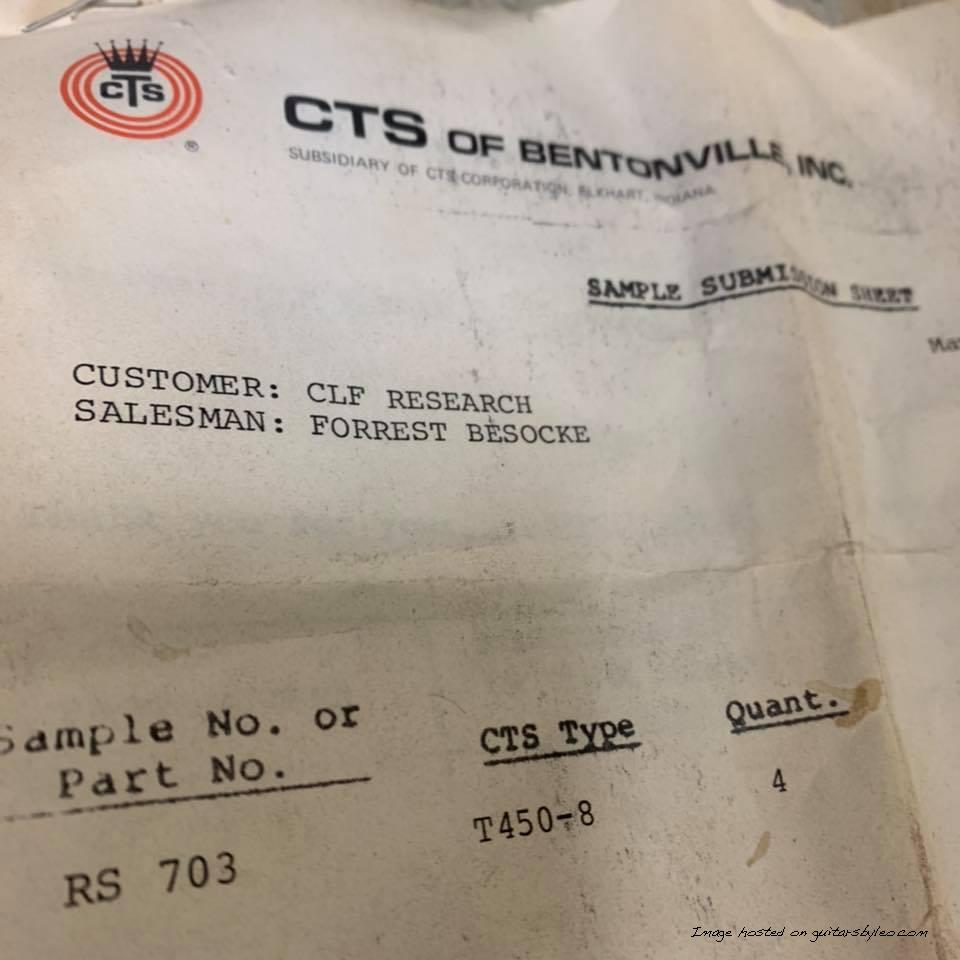 May 5, 1980 pot samples from CTS for Leo’s approval-1