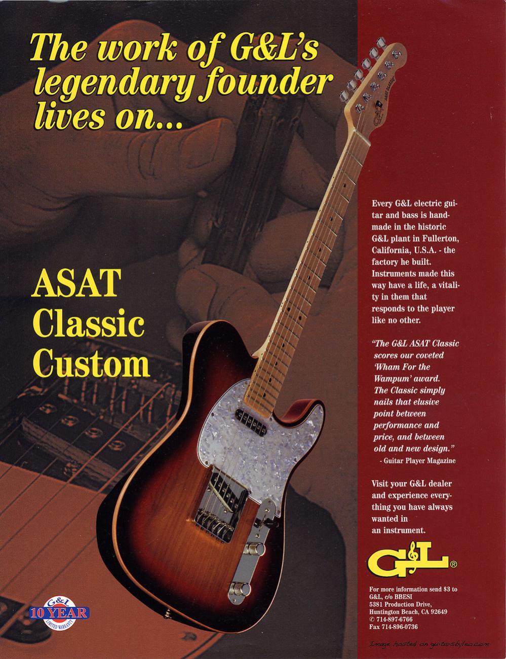 ASAT Classic Custom Ad