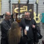 BBE/G&E booth - USA G&L models on display