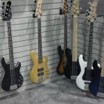 BBE/G&L booth - Tribute Series basses on display