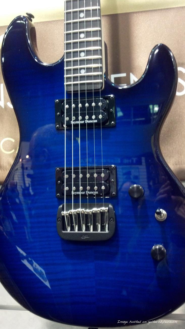 Superhawk Deluxe Jerry Cantrell Signature model in Blueburst finish