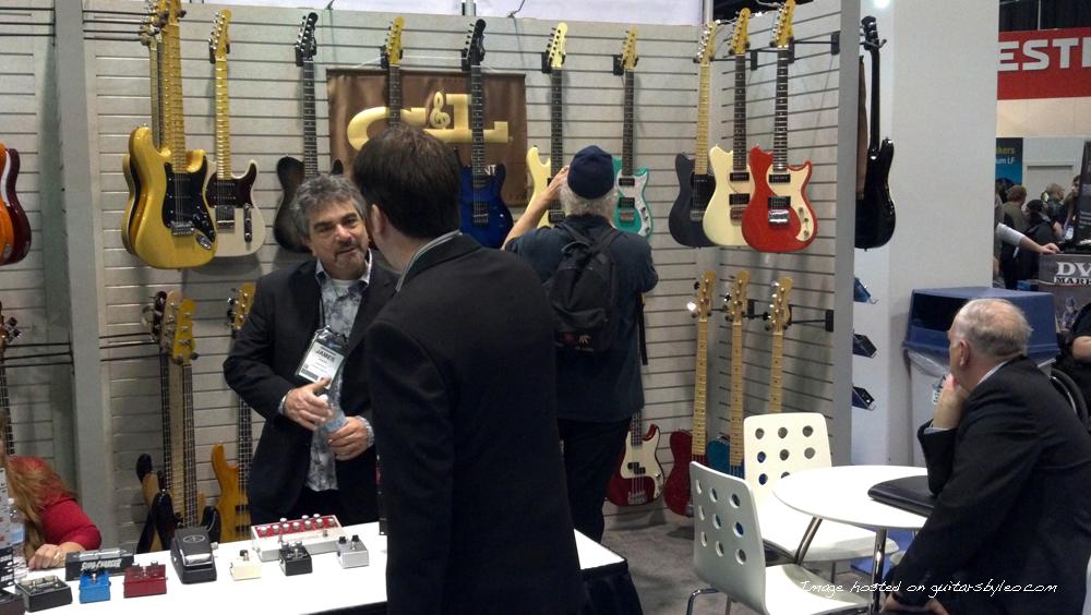 BBE/G&L booth - G&L USA models