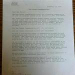 1993 G&L Sales Department letter to Dealers regarding Leo Fender Commemoratives
