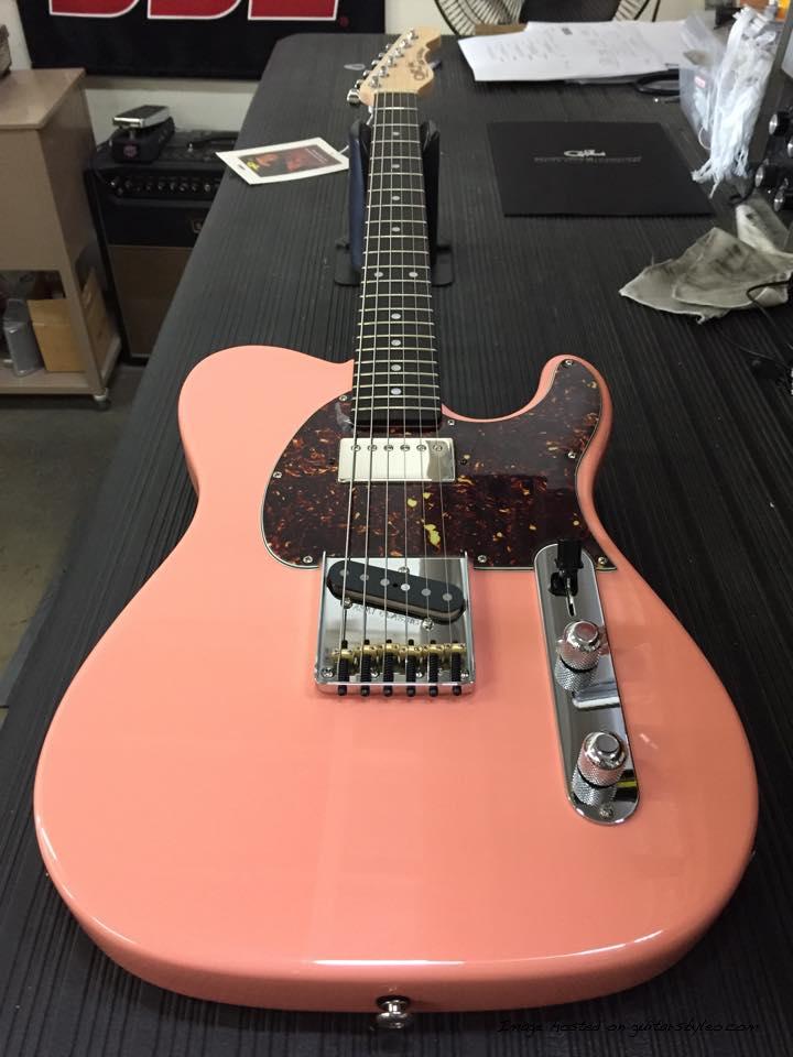 ACBB SH in Sunset Coral over Swamp Ash