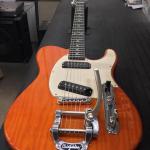 ASAT Special in Clear Orange with Bigsby and black headstock