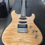 Legacy HSS RMC in Natural Gloss over flame maple on swamp ash