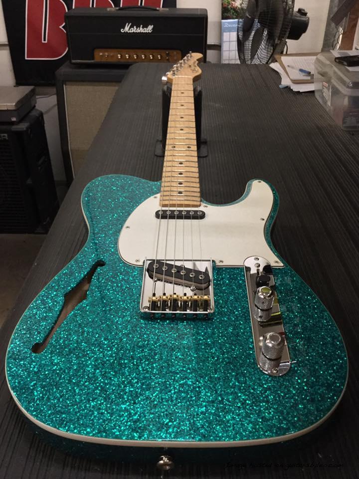 AC SH in Turquoise MF with Parchment guard