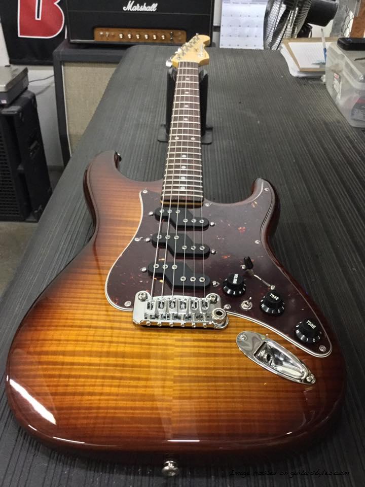 Comanche in OSTSB over flame maple on swamp ash