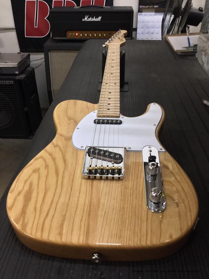 AC in Natural Gloss over swamp ash
