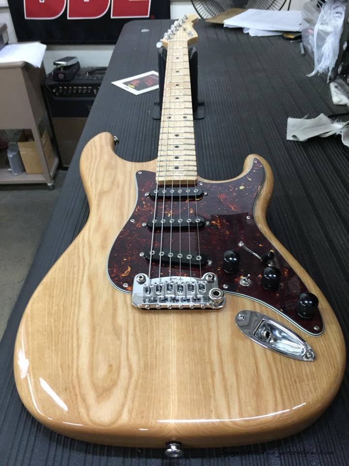S-500 in Natural Gloss on swamp ash BE FB