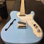 ASAT Classic Thinline in Himalayan Blue over mahogany CLF1704176