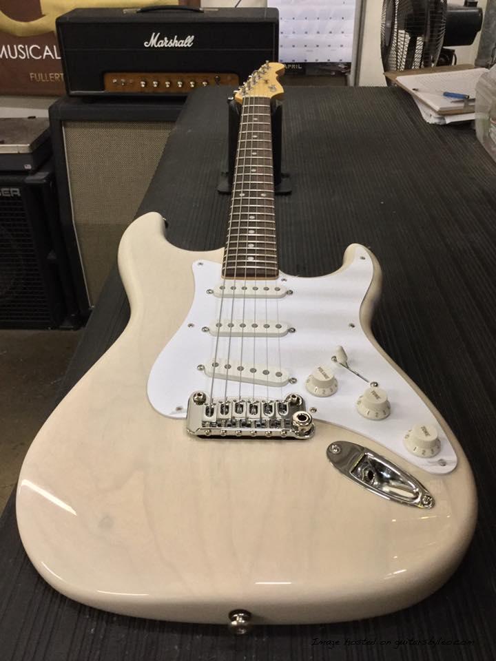 Legacy in Blonde over swamp ash Chechen board