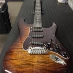 S-500 in Old School Tobacco Sunburst over flame maple on swamp ash