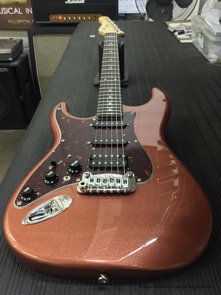 lefty Legacy HSS in Spanish Copper Metallic over swamp ash CLF1704300