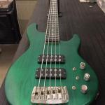 L-2500 in Clear Forest Green Frost over swamp ash