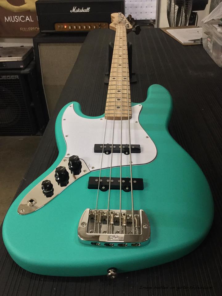 lefty JB in Belair Green Frost over basswood CLF1704072