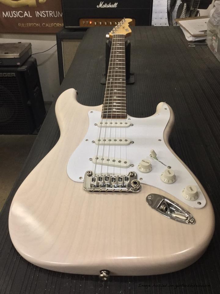 Legacy Blonde Frost over swamp ash CLF1703098