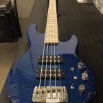 L-2500 in Clear Blue over flame maple on swamp ash CLF1704238