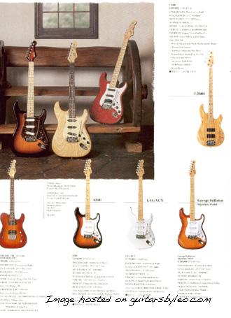 1999 Japanese G&L Catalog Page 3