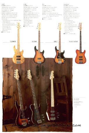 1999 Japanese G&L Catalog Page 4