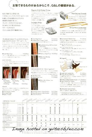 1999 Japanese G&L Catalog Page 5