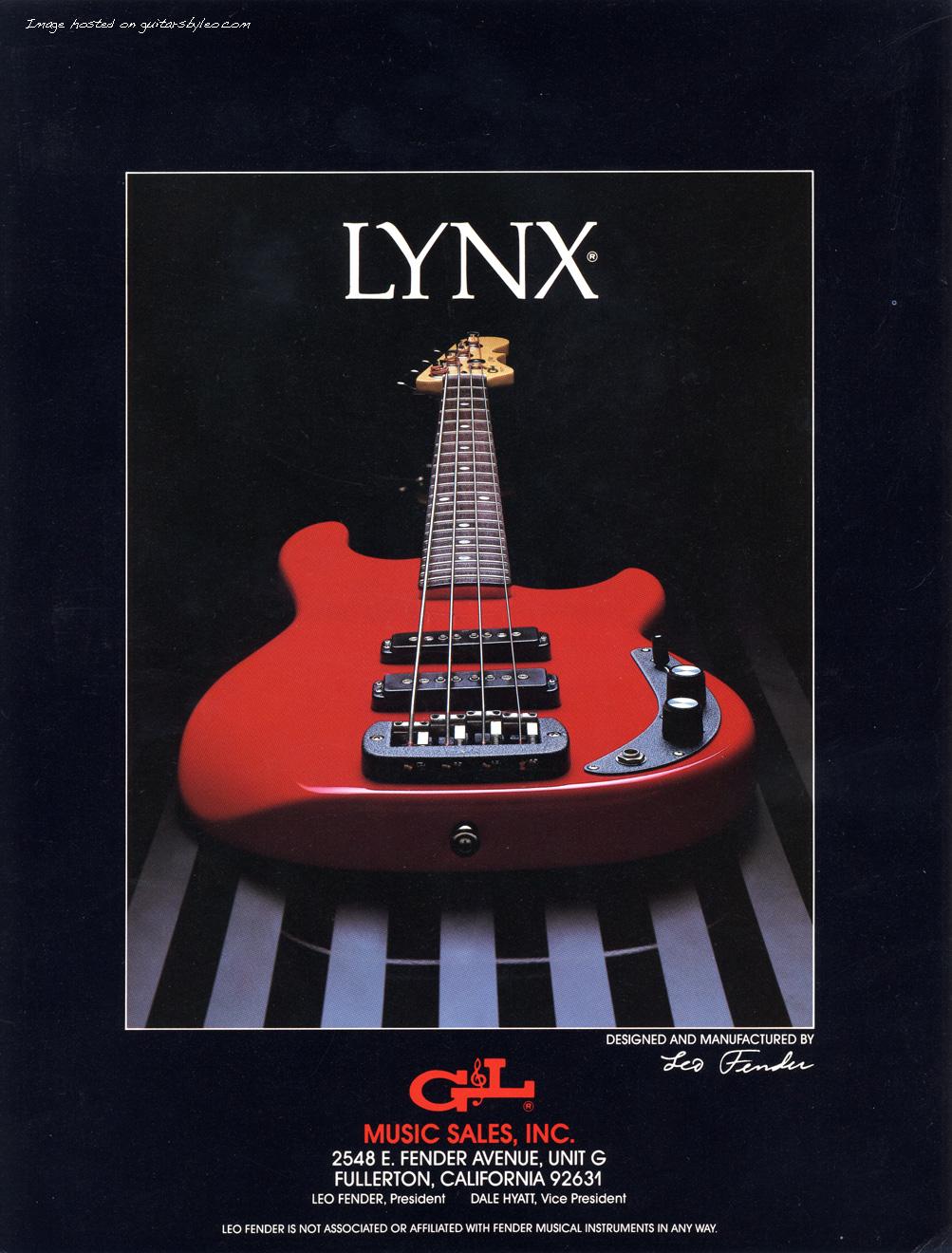 1989 Lynx Ad Slick