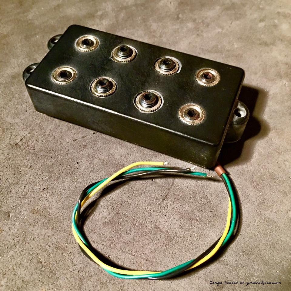 CLF Research prototype Magnetic Field Design (MFD) bass humbucker