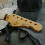 Jake's Custom Shop Legacy neck just before final buffing