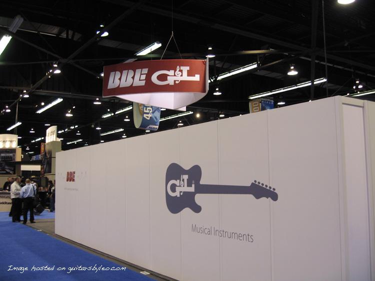 Side of BBE/G&L Booth