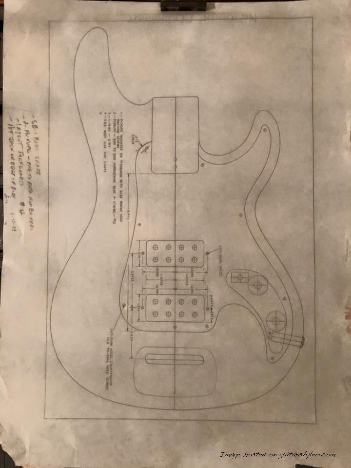 January 1989 - a simplified twin humbucker passive concept with pickguard1