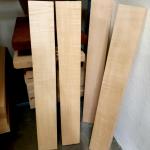 good selection of 3A Flame Maple neck blanks