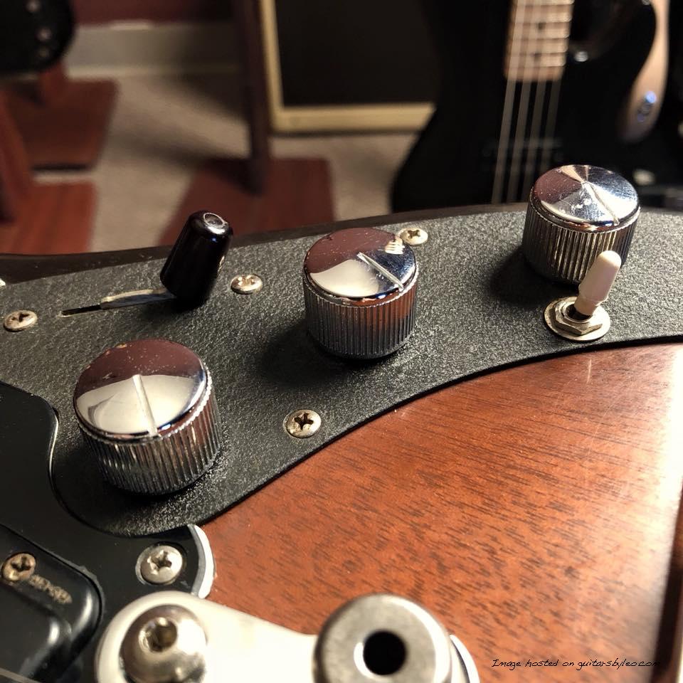 CLF Research guitar knobs on the 1984 Cavalier-1