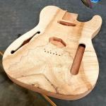 Spalted Maple drop top ASAT Classic Semi-Hollow