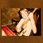June 4, 1981. It's my birthday and I'm holding my new Tele dad got for me