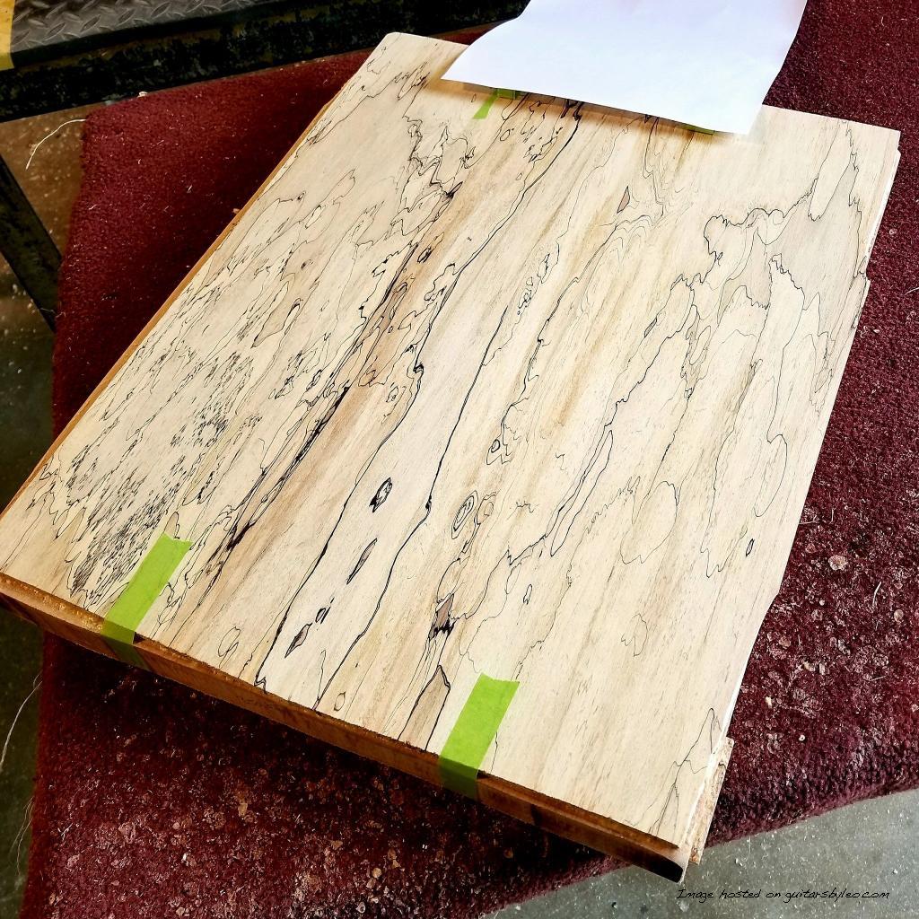 Spalted Maple top over Okoume