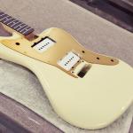 CS Doheny in Vintage White with gold anodized pickguard