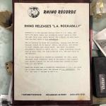 Rhino Records LP press release