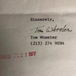 July 24, 1977 letter from Guitar Player Magazine editor, Tom Wheeler-1