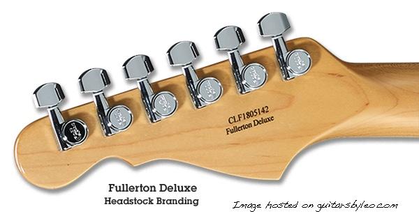 Fullerton Deluxe Headstock Branding