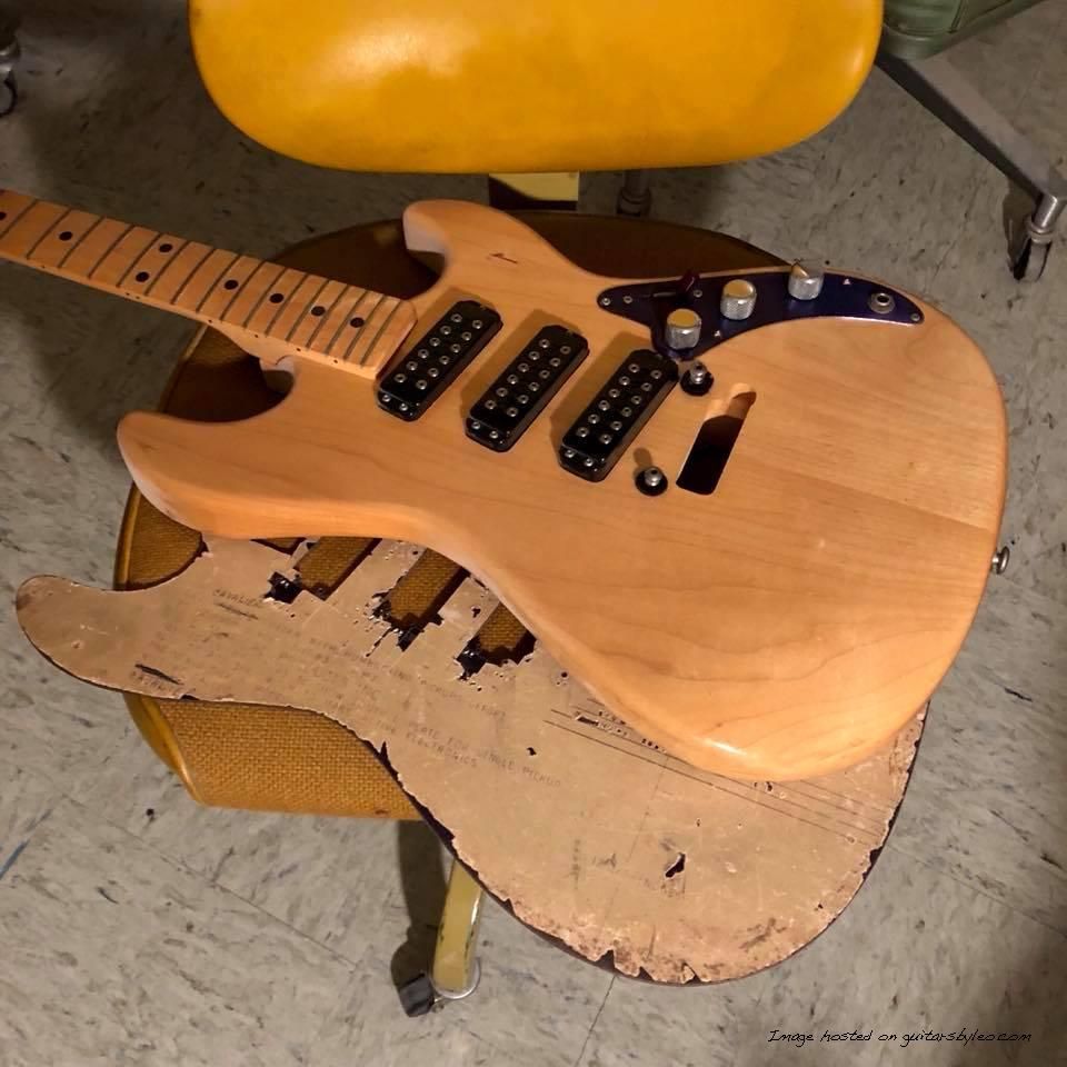 prototype with all three of the intended pickups