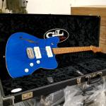 CS  Doheny Semi-Hollow in Clear Blue over an Ash top with Okoume body