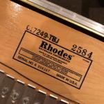 Johnny brought in one of first Rhodes Mark V pianos made-3