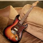 Legacy HB in 3 Tone Sunburst with a 3A Roasted Flame Maple neck and light aging treatment-1