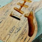 Love that Spalted Maple top on this custom Skyhawk