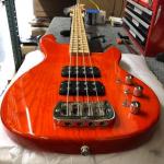 new G&L Tribute Series L-2000 in Clear Orange over swamp ash