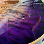 There’s a purple haze over the clouds at G&L Custom Shop