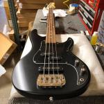 On the setup bench: a new G&L Tribute Series SB-2 in Black Frost